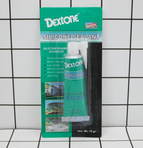 Lem Dextone Silicone Sealant Rubber 70g