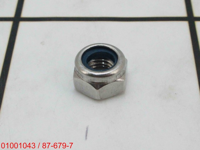 MUR NYLON M8 (kunci 13) /lock nut self locking/atv-motor-universal