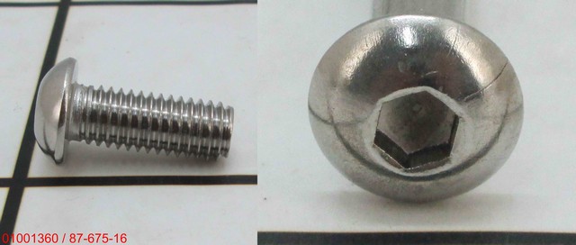 BAUT BUTTON HEAD L M8 x 20 BAUT L BUTTON BOLT SUS 304