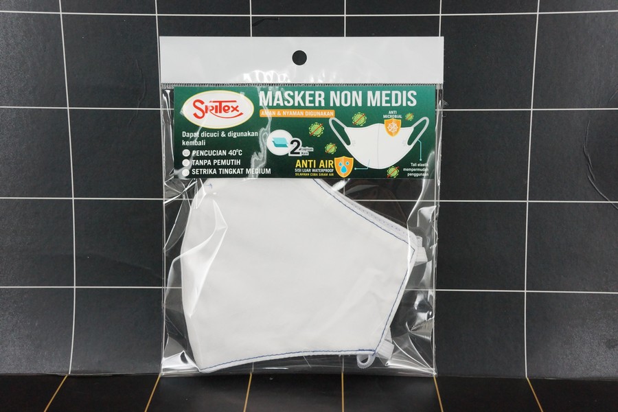 Masker Kain SRITEK non Medis 2 Lapis Anti Bakteri