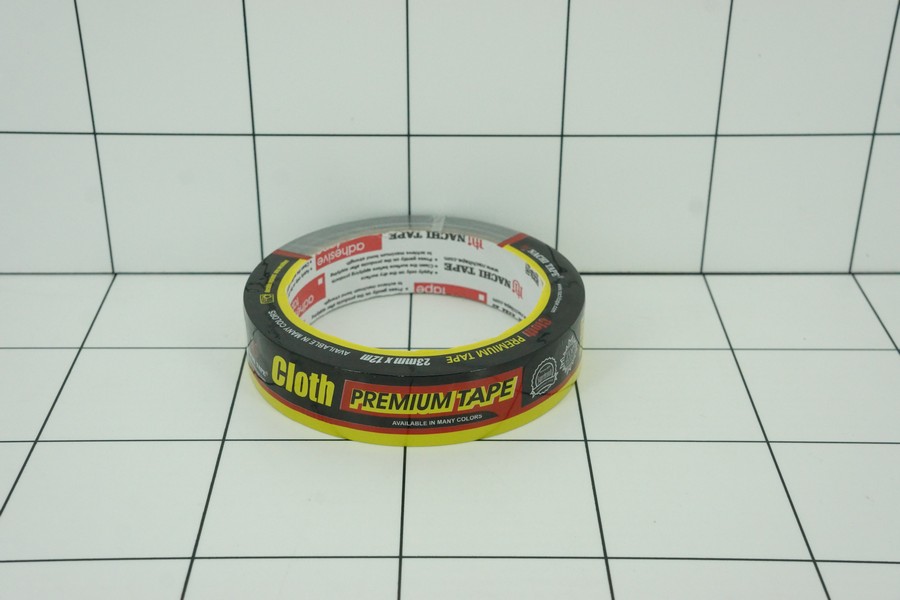 NACHI - Lakban Kain Hitam Premium 23mmx12m
