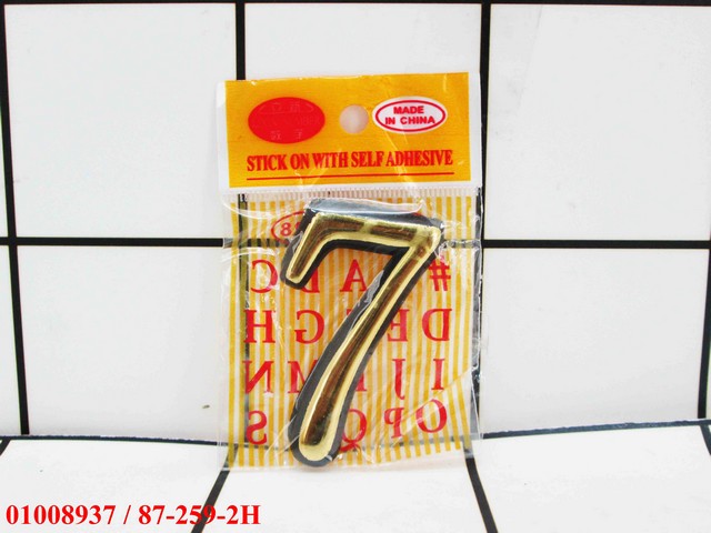 GE - Angka Tempel Ukuran Kecil 7