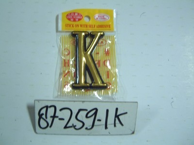 GE - Tempelan Huruf K Ukuran Kecil