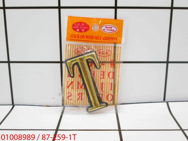 GE - Tempelan Huruf T Ukuran Kecil
