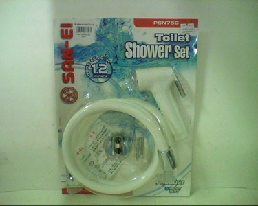 SAN-EI Toilet Shower Set PSN75C White Jet Bidet Cebok