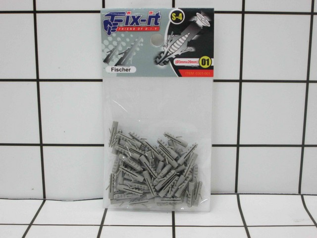 FIX-IT Fishcer S4 3X20 65 Pcs