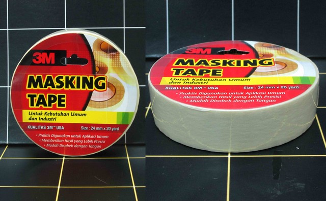 3M Masking Tape Lakban Isolasi Kertas