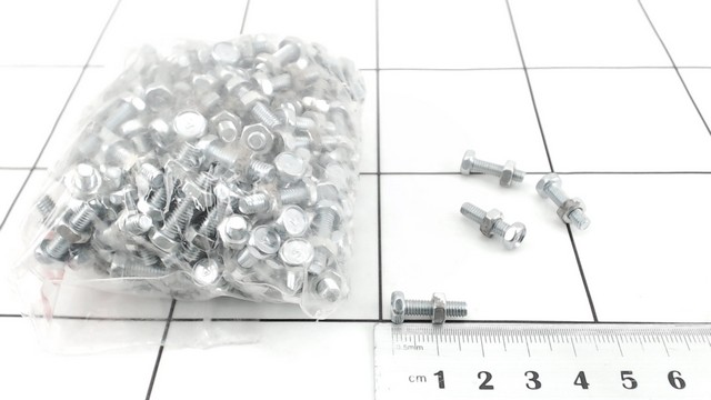 FIX-IT Baut-Mur Putih 4 x 15 mm