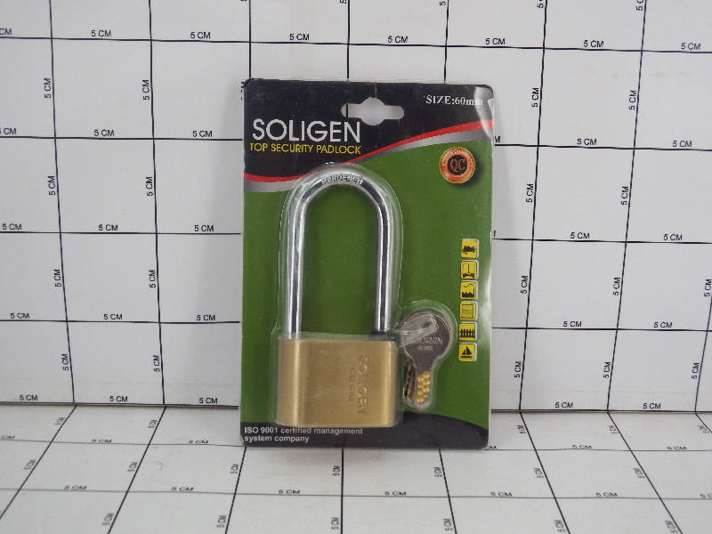 Gembok Soligen Per 60 mm Panjang Kuningan Computer Key