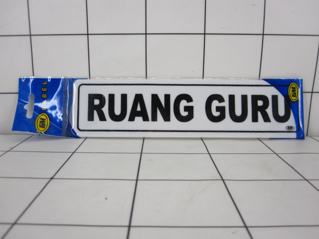 GE - GM Label "Ruang Guru"