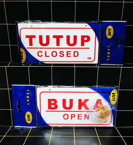 LABEL "BUKA/TUTUP" (MEDIUM)