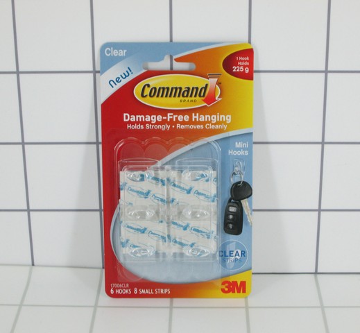 3M - Gantungan Serbaguna MIni Clear Hook
