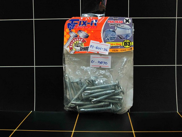 GE - Sekrup Baja Ringan 4 x 33 mm 20 Pcs