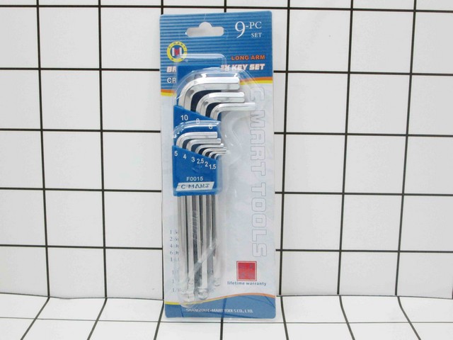 C-Mart Kunci L Long Arm  F0015 9 Pcs