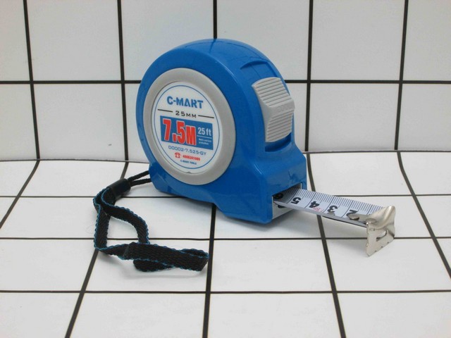 C-mart Measuring Tape Meteran karet Roll 25mm