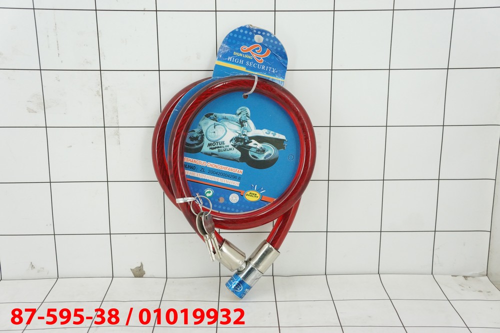 Gembok Kunci Kabel Kawat  Kepala Besi 3,4