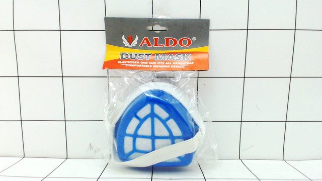 ALDO Masker DUSTMASK Anti Debu Anti Partikel Berkualitas Plastik Biru