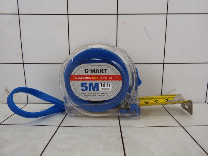 C-MART Measuring Tape Meteran D0007-525, 5 Meter