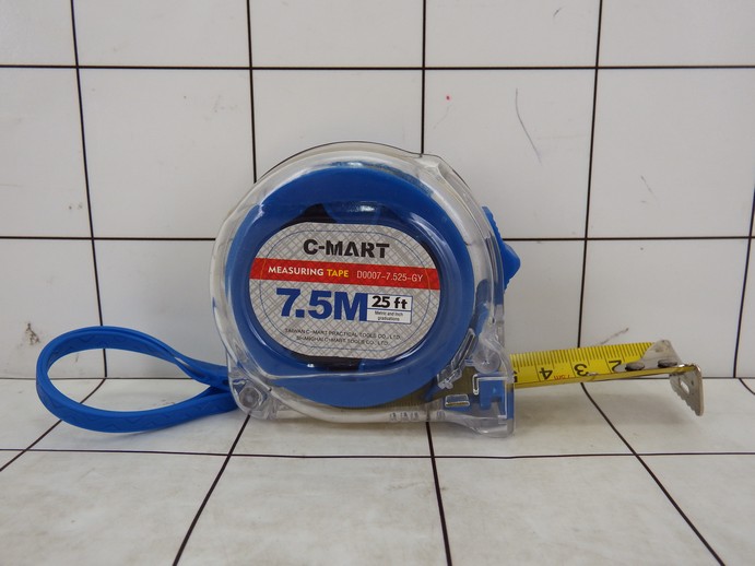C-MART Measuring Tape Meteran D0007-525, 7,5 Meter D0007