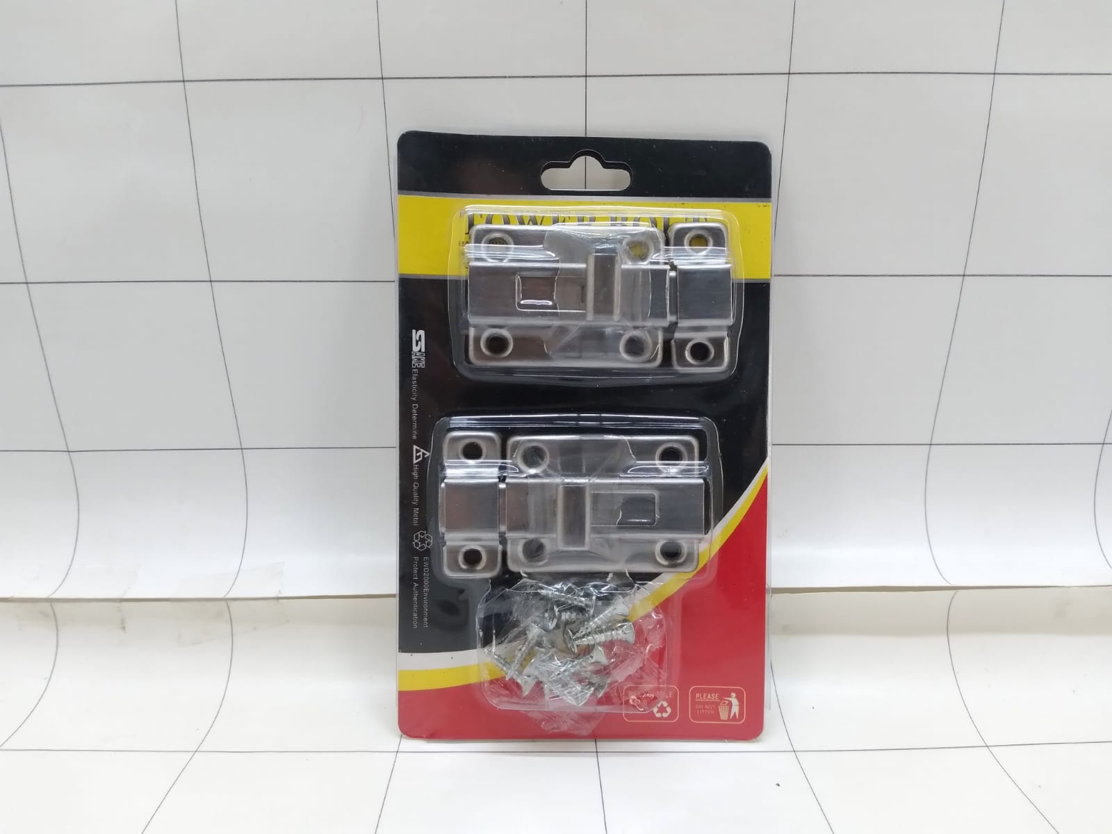 Tower Bolt Grendel Pintu 2Pcs