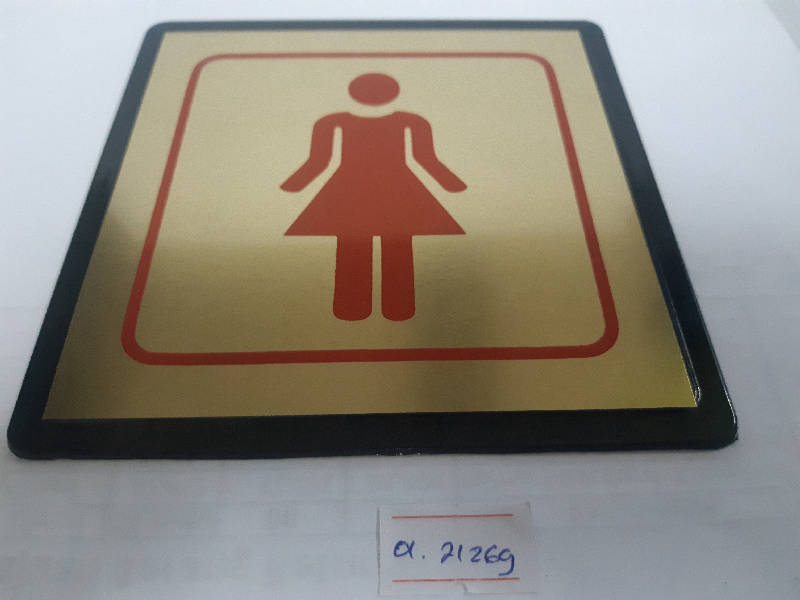 GE - Sign Board Papan Tanda Toilet Wanita