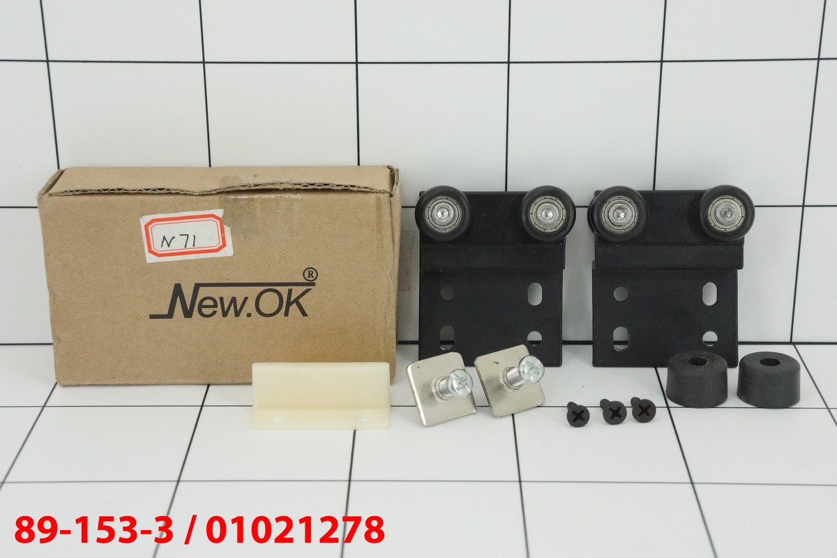 Roda Rel Pintu Geser Panel Slider Double