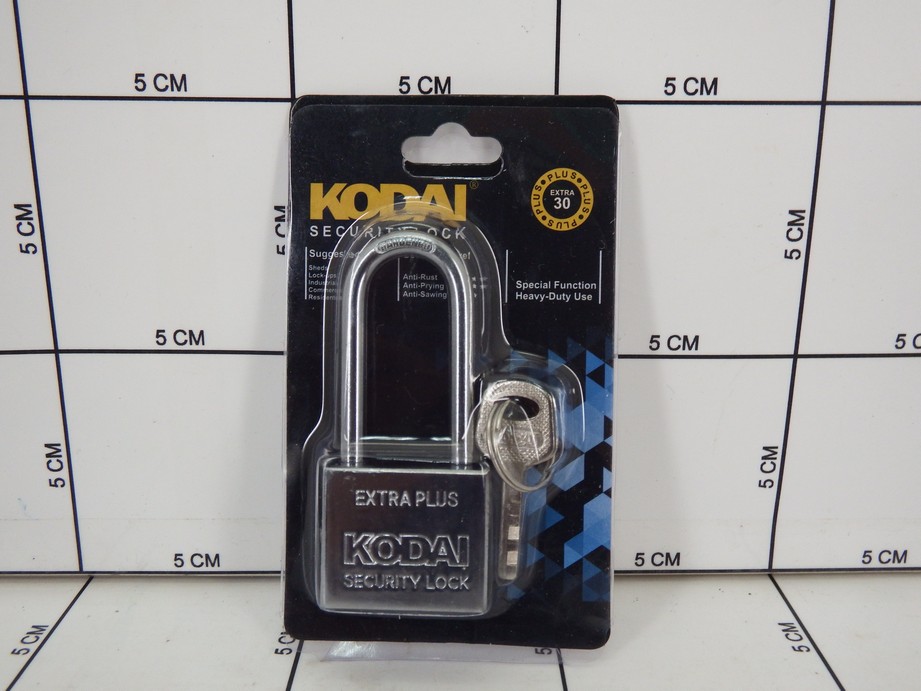 Kodai gembok pagar panjang anti karat 30mm