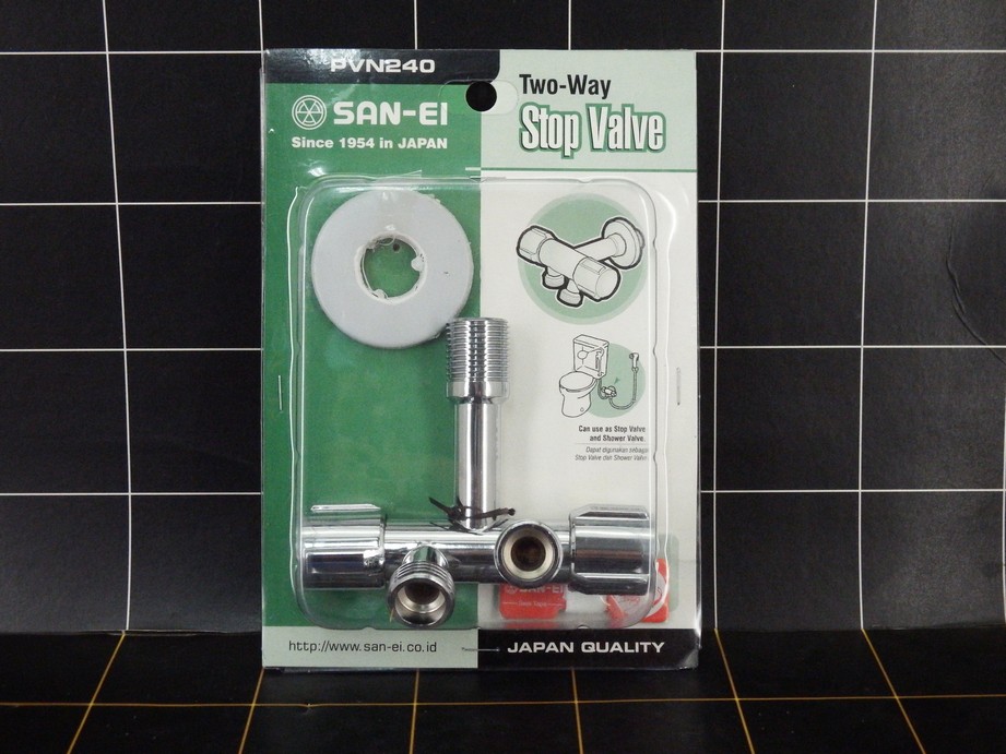 San-Ei Kran Shower Double /Stop Kran Cabang PVN240