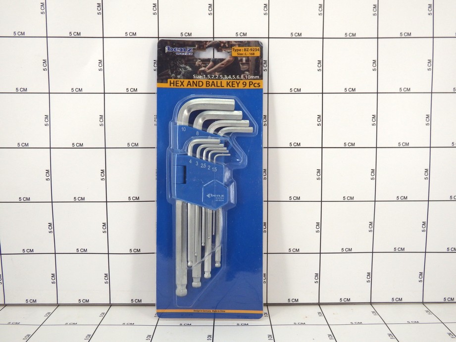 Benz kunci L Ballpoint 9Pcs BZ9234