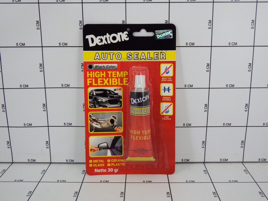 DEXTONE Lem Sealant Otomotif Warna Hitam 30GRAM