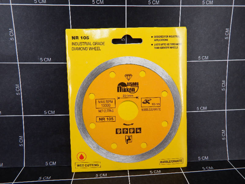 Nikken Mata Pisau Granite Potong  Diamond Blade NR 105