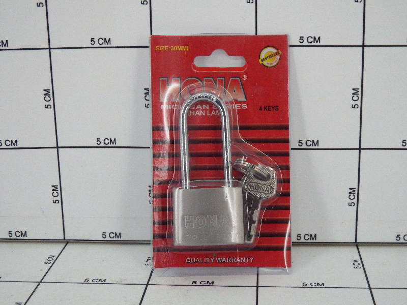 GE Gembok Hona Panjang Kuat Anti Karat 30mm