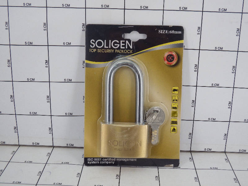 SOLIGEN Gembok 60MM Leher Panjang - Non Per