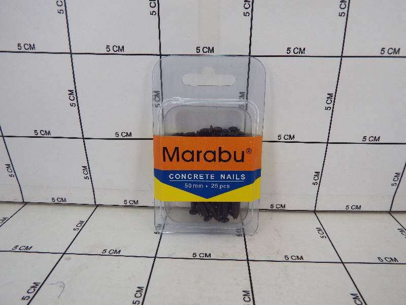 Paku Beton Hitam Marabu 50 mm (isi 25 pcs)