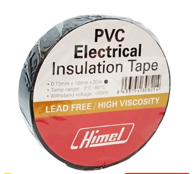 HIMEL Electrical Tape 0,13mm x 18mm Isolasi Tape PVC