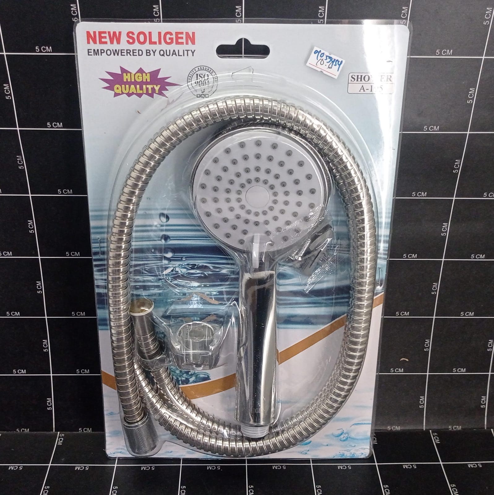 Hand Shower Soligen Warna Chrome dan White A195/Shower Mandi Soligen