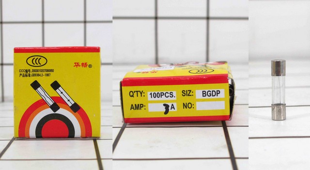 Fuse Kaca Sekring 3A 3 Ampere Tabung Kecil 5x20 5x20mm 5 x 20 mm 250V