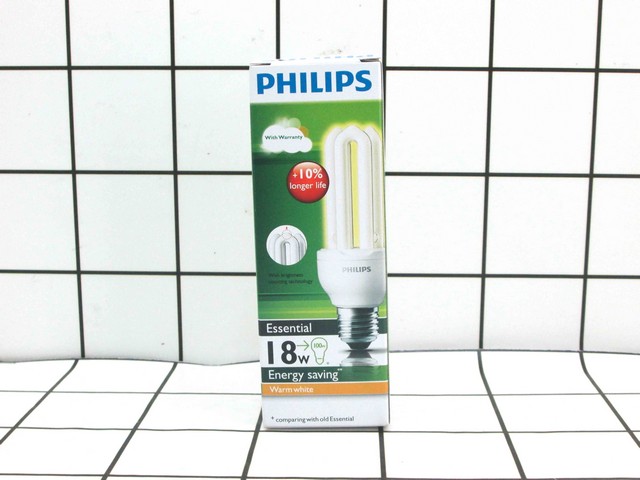 PHILIPS Lampu Essential 18 watt Kuning / Warm White