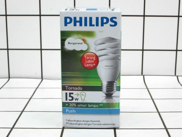 PHILIPS - Lampu Tornado 15 Watt Cool Daylight
