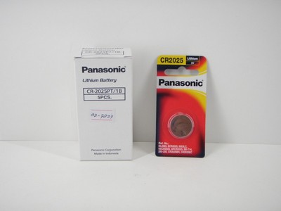 Battery Coin Psonic CR2025 170 mAh (to 2.0 volts) (Rated at 15K ohms at 21°C) Typical 3.0 Volts Typical