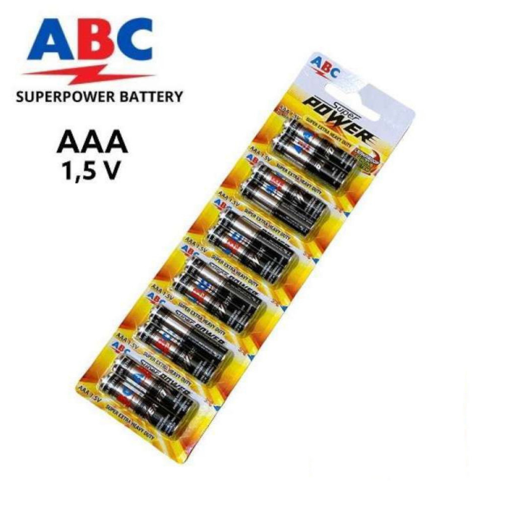 Baterai ABC Super Power AAA Isi 12