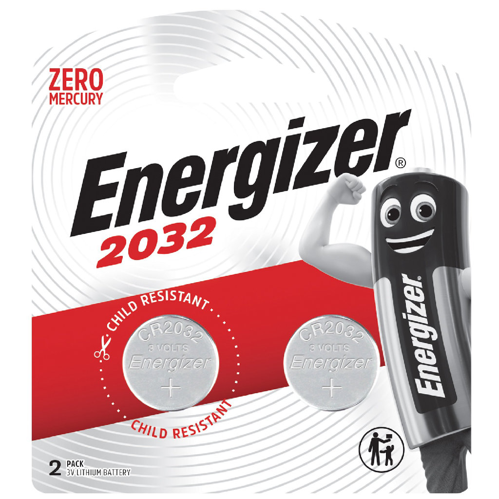 Battery coin Engzr CR2032 BP2 235 mAh (to 2.0 volts) (Rated at 15K ohms at 21°C) Typical 3.0 Volts Typical