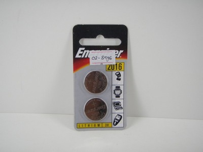 Battery Coin Engzr CR2016 BP2 100 mAh (to 2.0 volts) (Rated at 30K ohms at 21°C) Typical 3.0 Volts Typical