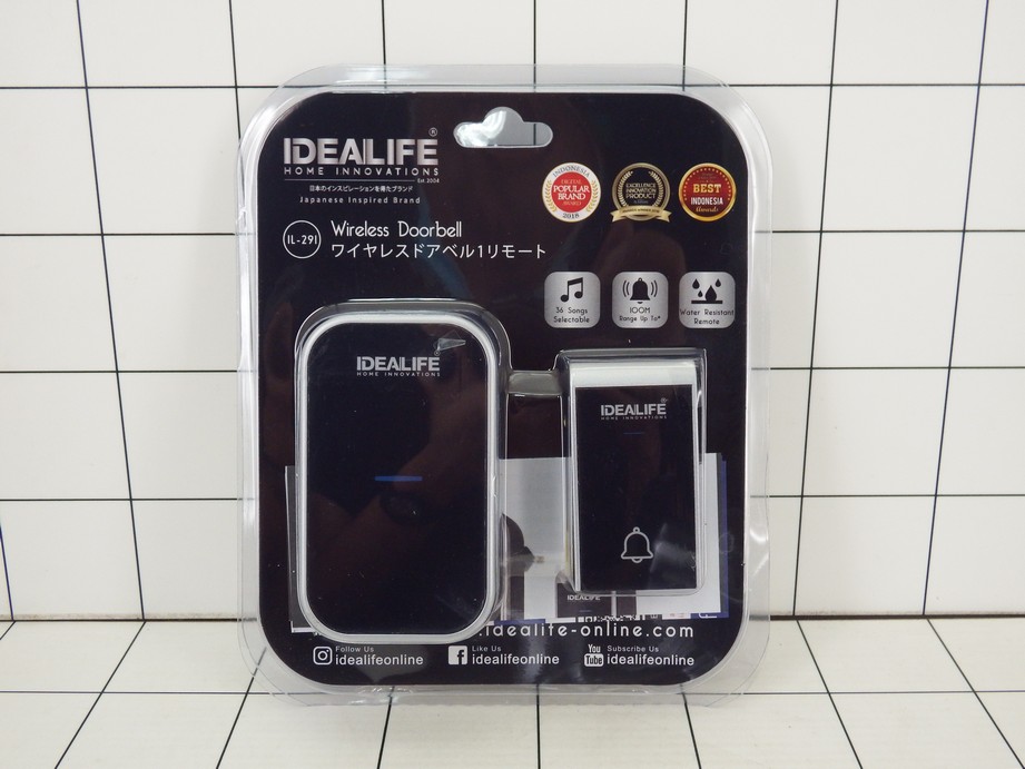 IDEALIFE - Bel Pintu Wireless IL-291