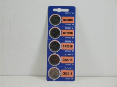 Battery Coin Sony CR2016XXX 90mAh. Dimensions 3 Volts. Nominal