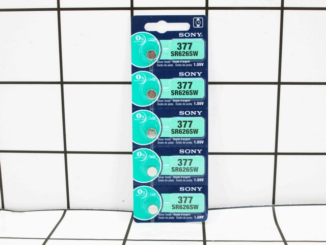 Battery Coin Sony SR626SW/377XXX 1,55 Volt