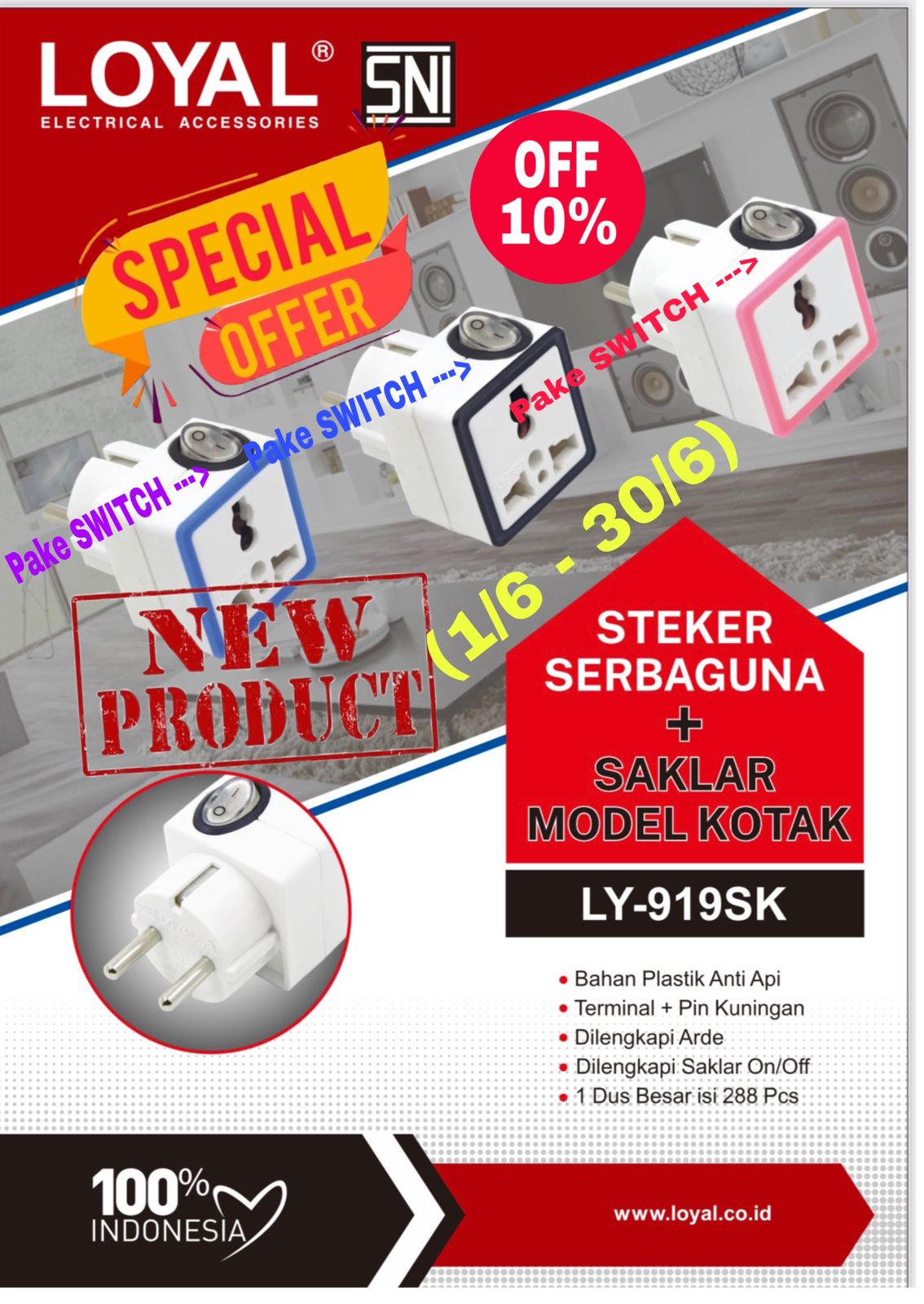 GE Steker S Guna / Sak ktk LY919SK