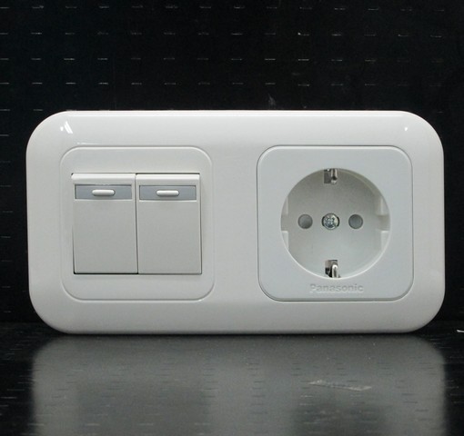 PANASONIC - Saklar & Stop Kontak WEJ P11212-7+WEJ