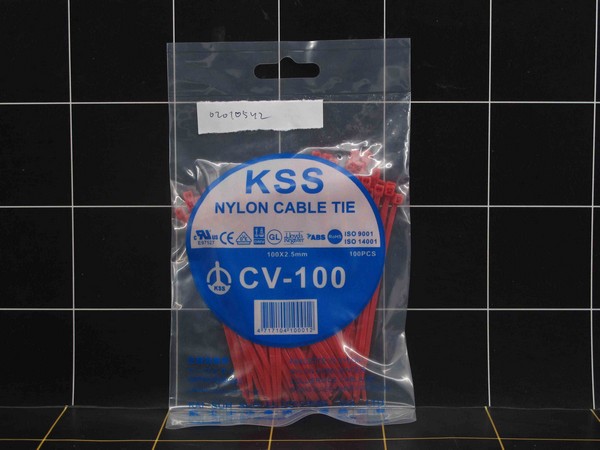 GE - Kabel Ties Merah 10 cm