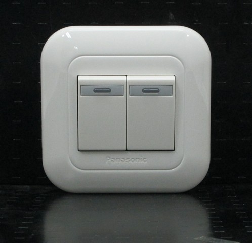 PANASONIC - Saklar WEJ78029W+WEJ5571X2
